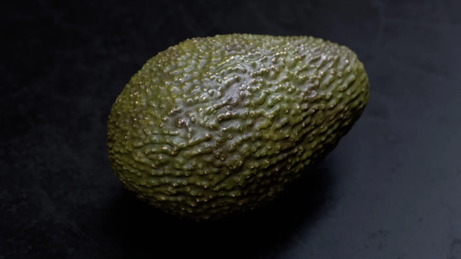 Procedural avocado skin material created for the Marmoset Toolbag Library